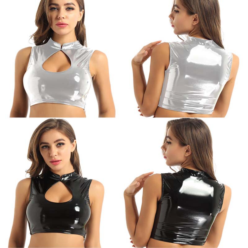 Cross-Border Women's Clothing 2024 New Sexy Off-Shoulder Round Neck Vest Amazon Ebay Export Pure Color Tight Vest