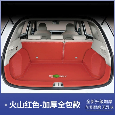 exquisite and stylish trunk – Trunk Mat - volcanic-red-fully-enclosed-geely-icon22-26-model-icon