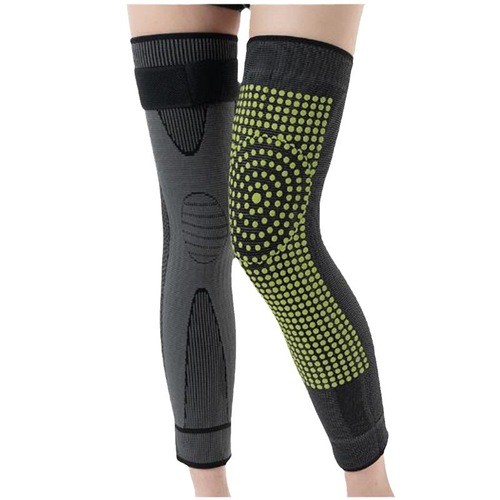 Herbal Grass Knee Support with Double-Sided Herbal Point Matrix Self-Heating Knee Wrap for Cold Legs and Knee Joints - Autumn and Winter Cold Prevention Leg Guard