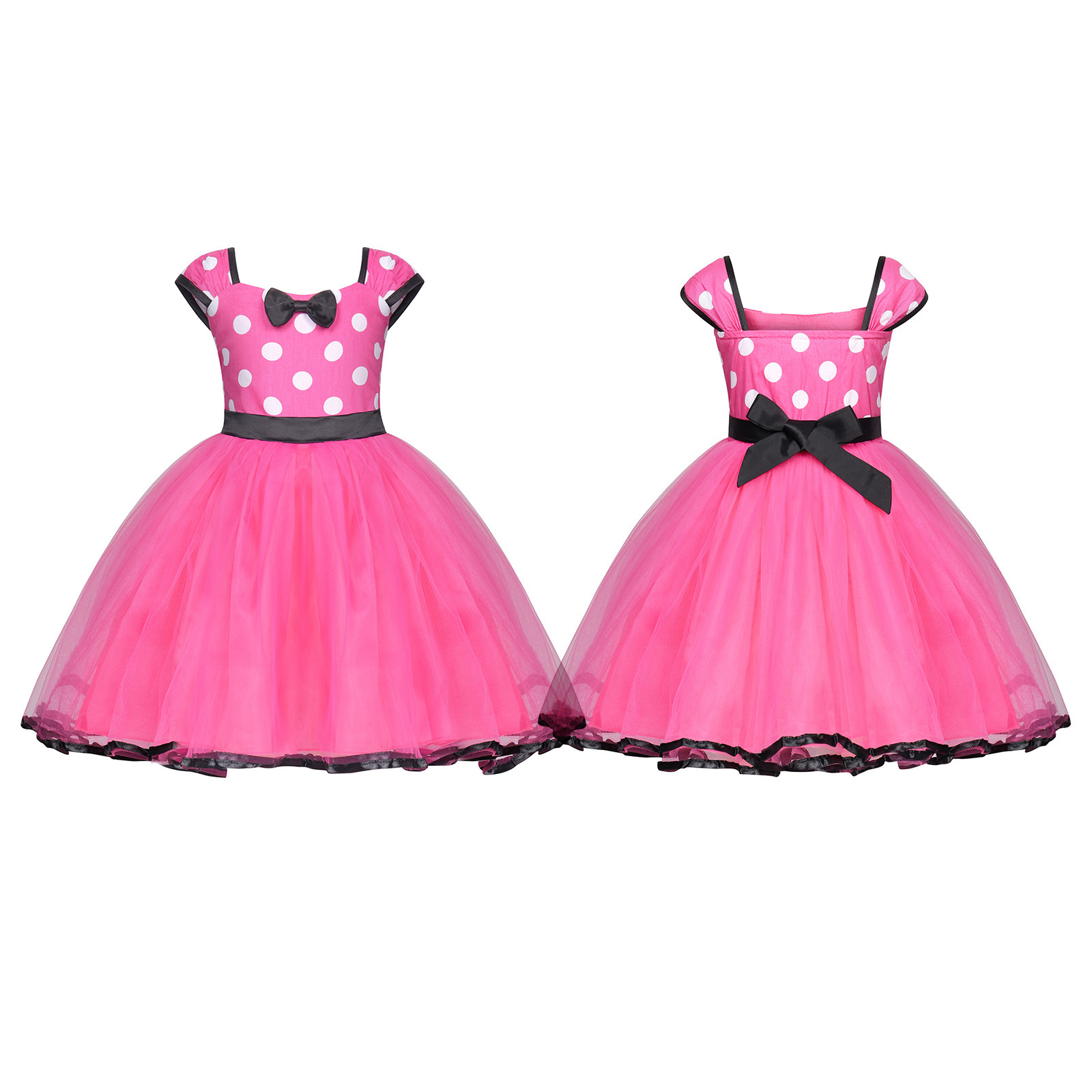 Evening dress with bow