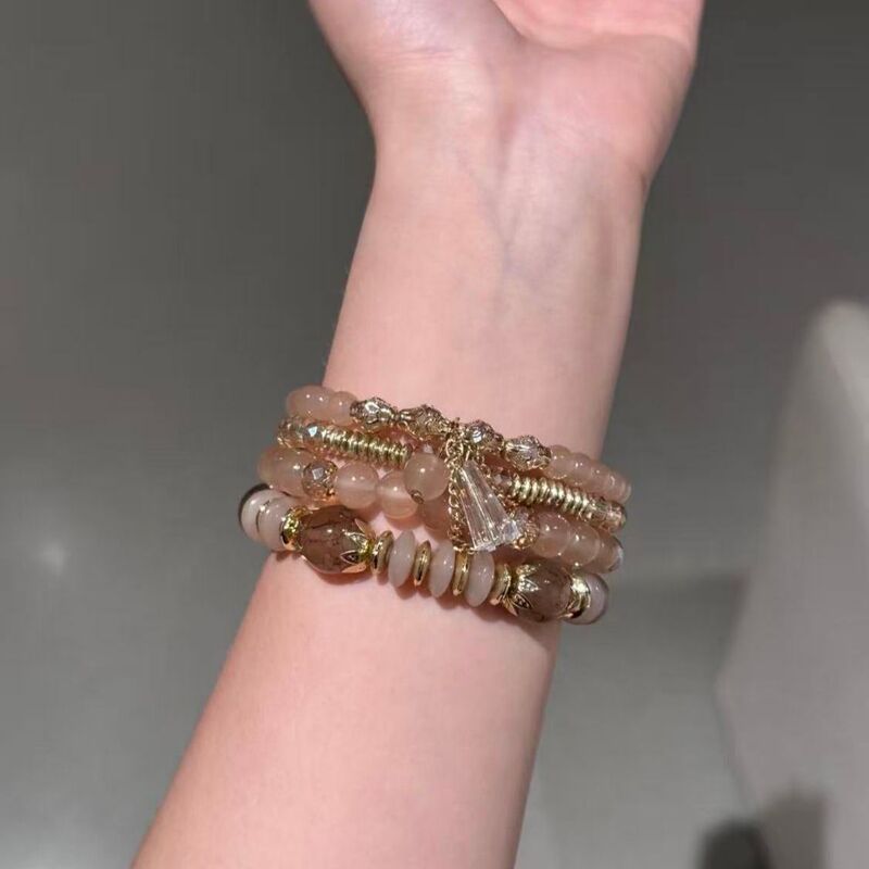 Vintage Antique Bracelets Pine Smoke Dyed Four-Piece Bracelet 2025 New Style Exquisite Fashion Cross-Border Hot Sale Vintage Antique Bracelets Pine Smoke Dyed Four-Piece Bracelet 2025 New Style Exquisite Fashion Cross-Border Hot Sale