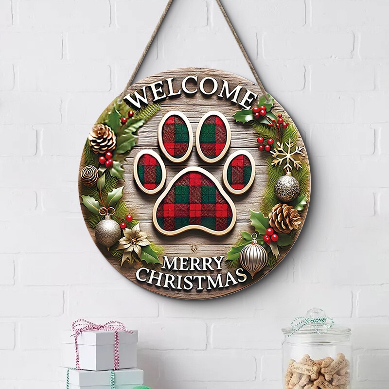 クロスボーダークリスマスクリエイティブ吊り下げ装飾木製工芸品ラウンドドアサイン木製吊り下げタグシリーズ 20Cmos 吊り下げ|undefined