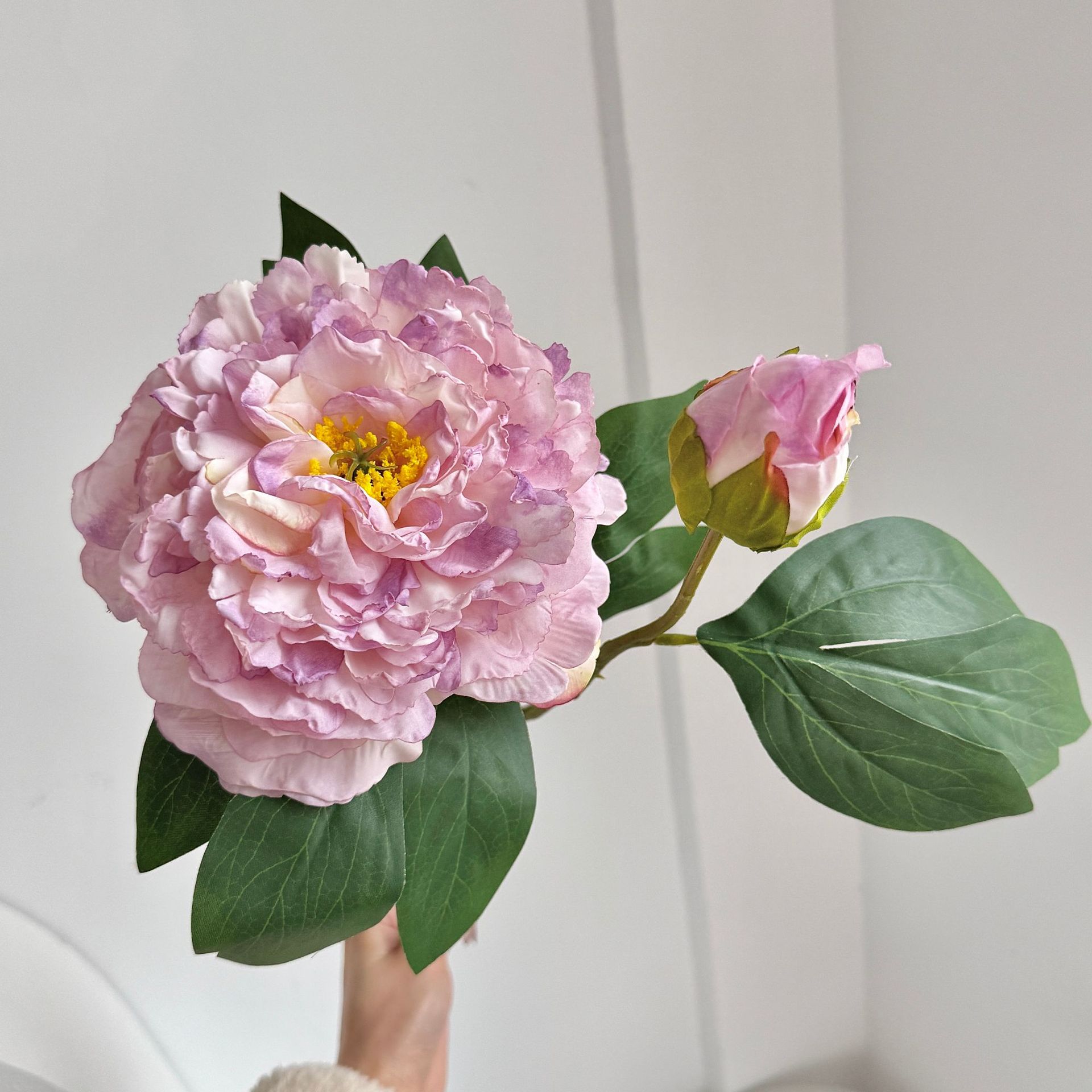 Advancado de alta calidad, peonía, peonía, flor artificial, decoración de flores falsas, mesa de comedor de la sala de estar, ramo de flores secas, decoración de flores