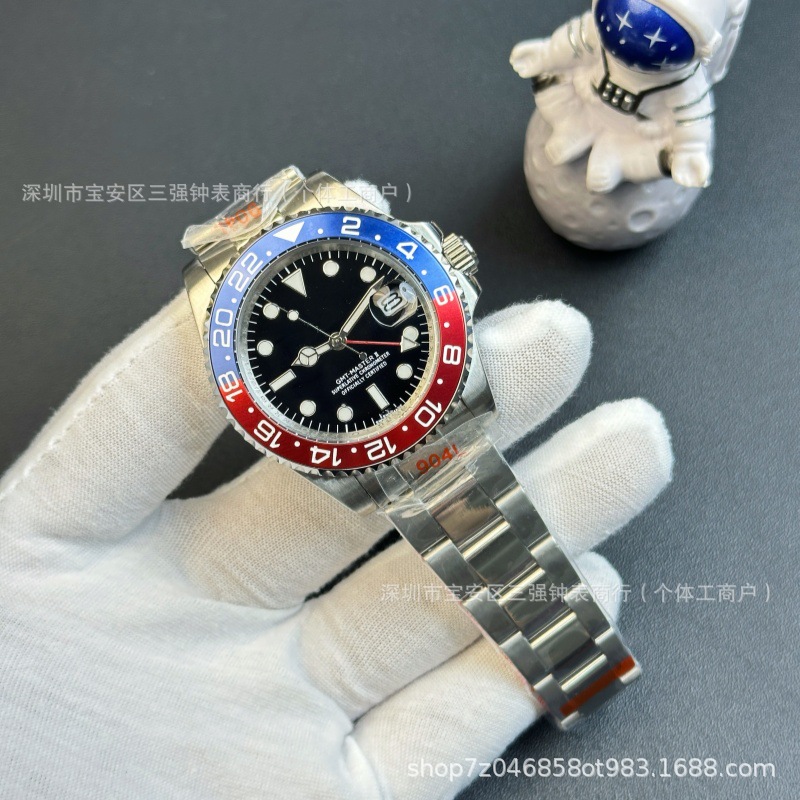 Cross-border men's mechanical steel band luminous Greenwich Explorer II Submariner watch wholesale direct sales