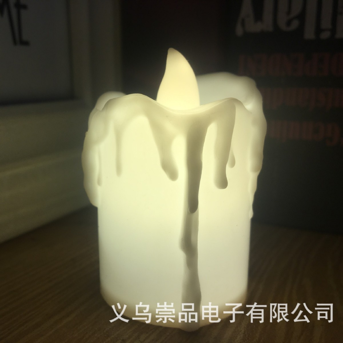 Fábrica de luz directa núcleo integrado lágrimas LED vela electrónica creativa cumpleaños boda artesanía vela lámpara al por mayor