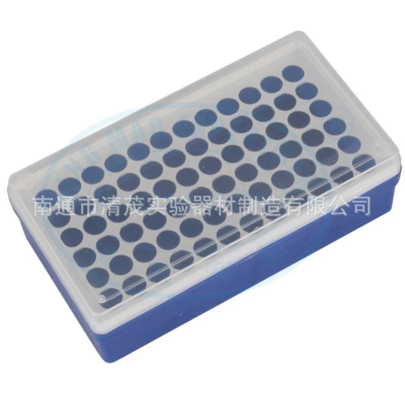 Экспериментальные расходные материалы Коробка для центрифуги 1,5 мл Коробка для центрифужных пробирок Коробка 72 Отверстия Коробка для центрифужных пробирок 2 мл Эксперимент Qingmao