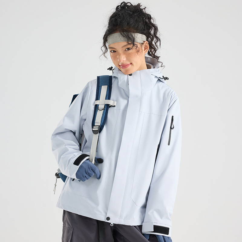 Three-In-One Liner, Removable Candy-Colored Windproof and Rainproof Jacket, Outdoor Leisure, Printable Logo Three-In-One Liner, Removable Candy-Colored Windproof and Rainproof Jacket, Outdoor Leisure, Printable Logo