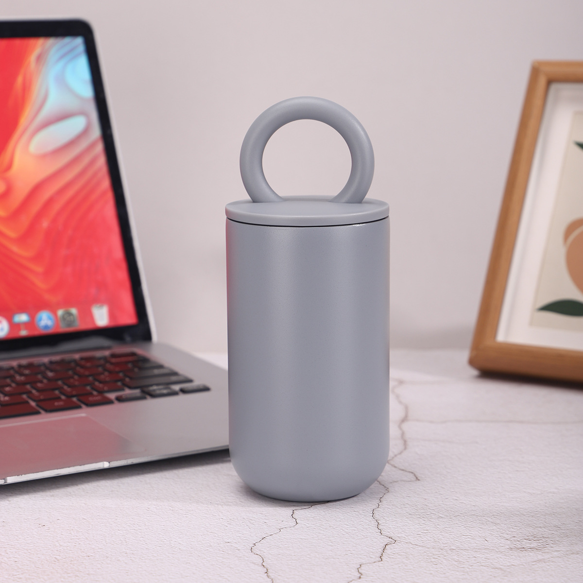 Insulated Stainless Steel Coffee Cup With Vacuum Layer For Office_voghion.com