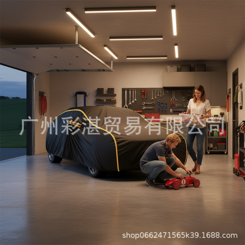 Cross-Border Foreign Trade Universal Car Cover Oxford Cloth Waterproof Sun Protection Anti-Scratch Car Dust Cover Full Car Cover