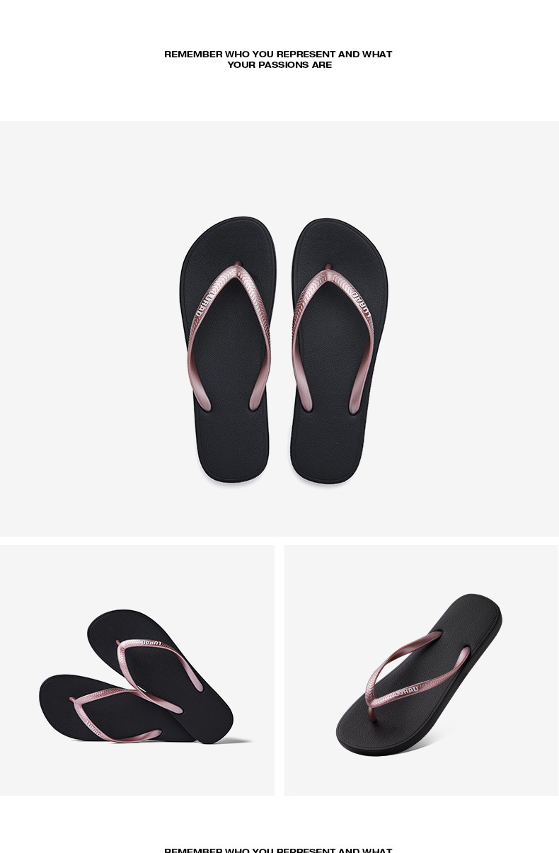 Women's Casual Vacation Solid Color Open Toe Flip Flops display picture 3