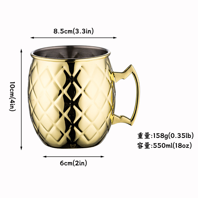 Hammer Point Copper Cup Moscou Mule Copper Cop