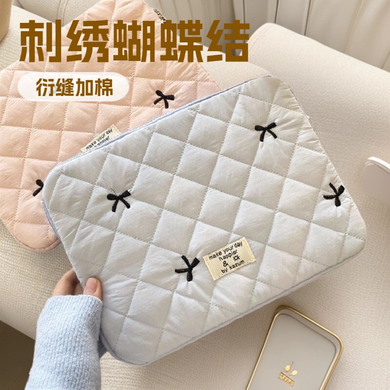 New Korean Ins Tablet Computer Shockproof Inner Bag with Bow Tie 11/13/ 15inch Huawei Laptop Bag Storage New Korean Ins Tablet Computer Shockproof Inner Bag with Bow Tie 11/13/ 15inch Huawei Laptop Bag Storage