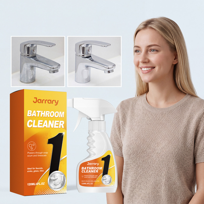 Jarrary Bathroom Cleaner Cleans Bathroom Scale and Soap Residue, Cleans Tile Stains, Fragrant Household Cleaner Jarrary Bathroom Cleaner Cleans Bathroom Scale and Soap Residue, Cleans Tile Stains, Fragrant Household Cleaner