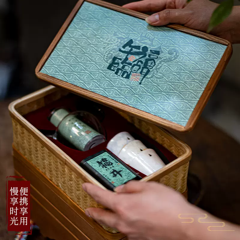 非遗手工端午伴手礼企业订购茶具茶器礼节日福利粽子茶叶茶壶组