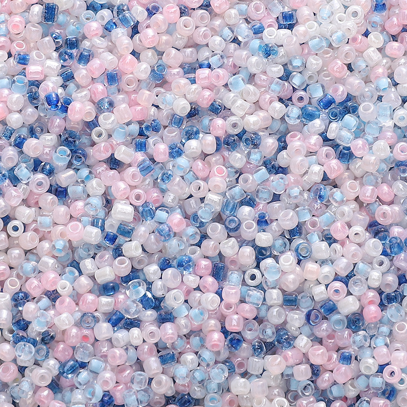 34# 2mm pastel series, assorted 5 colors, 10g/pack, approximately 700 pieces