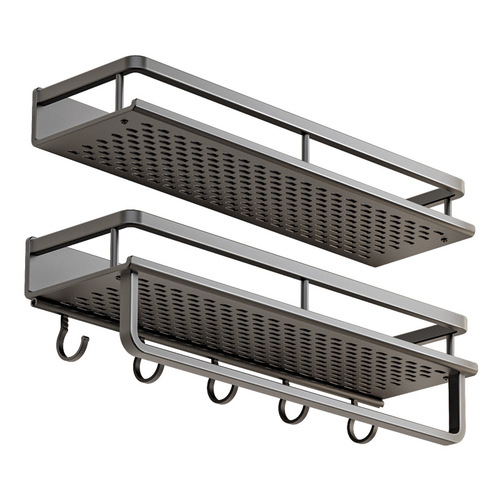 Bathroom rack without punching bathroom sink wall-mounted bathroom balcony kitchen toilet wall storage