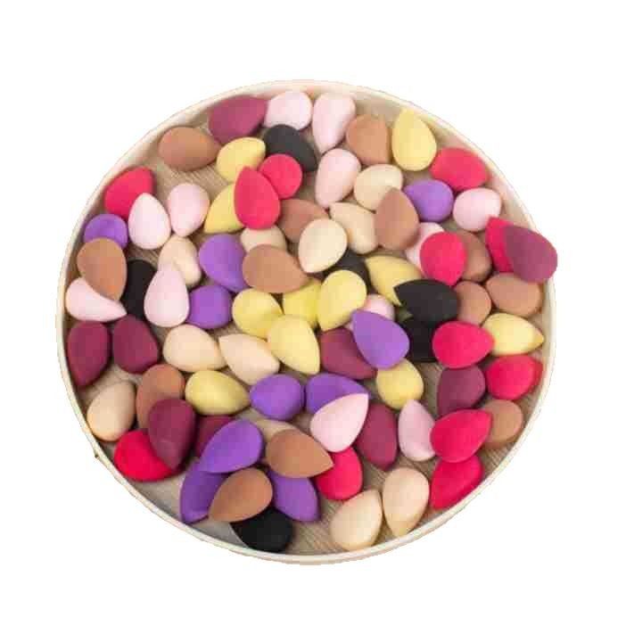 Mini huevo de maquillaje mini huevo de maquillaje esponja bola esponja pequeña gota de agua base líquida