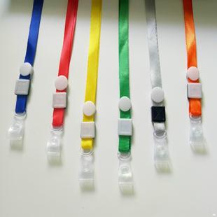 Badge 1.0cm Transparent Lanyard Cangnan Coil Lanyard Badge Id Work Permit Easy-To-Pull Various Lanyards