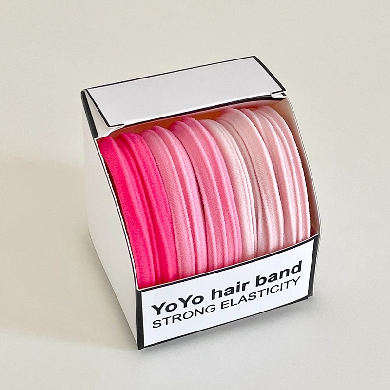 Zhao LuSi con el mismo anillo de cabello de alta altura elástico cabello de cola de cabello corda de goma de cabeza duradera 2024 nuevo de gama alta