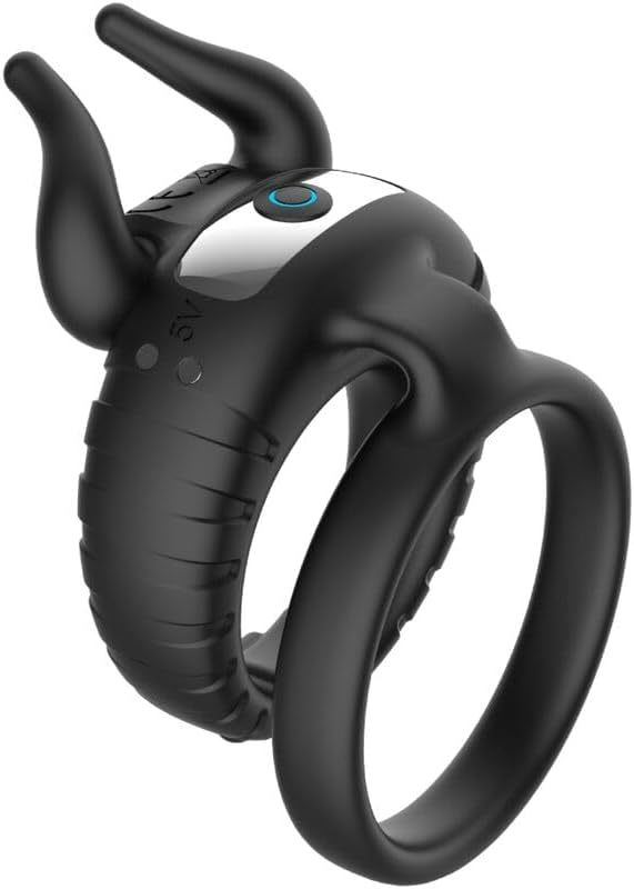 Bull Head Vibrating Ring with Prostate Massager, 10 Frequencies, Magnetic USB Charging — detail image 8