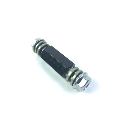 Motorcycle universal brembo Brembo/RCS brake upper pump brake hose extension seat brake extension joint (Other brake systems) - black-double-pass-one-with-screw