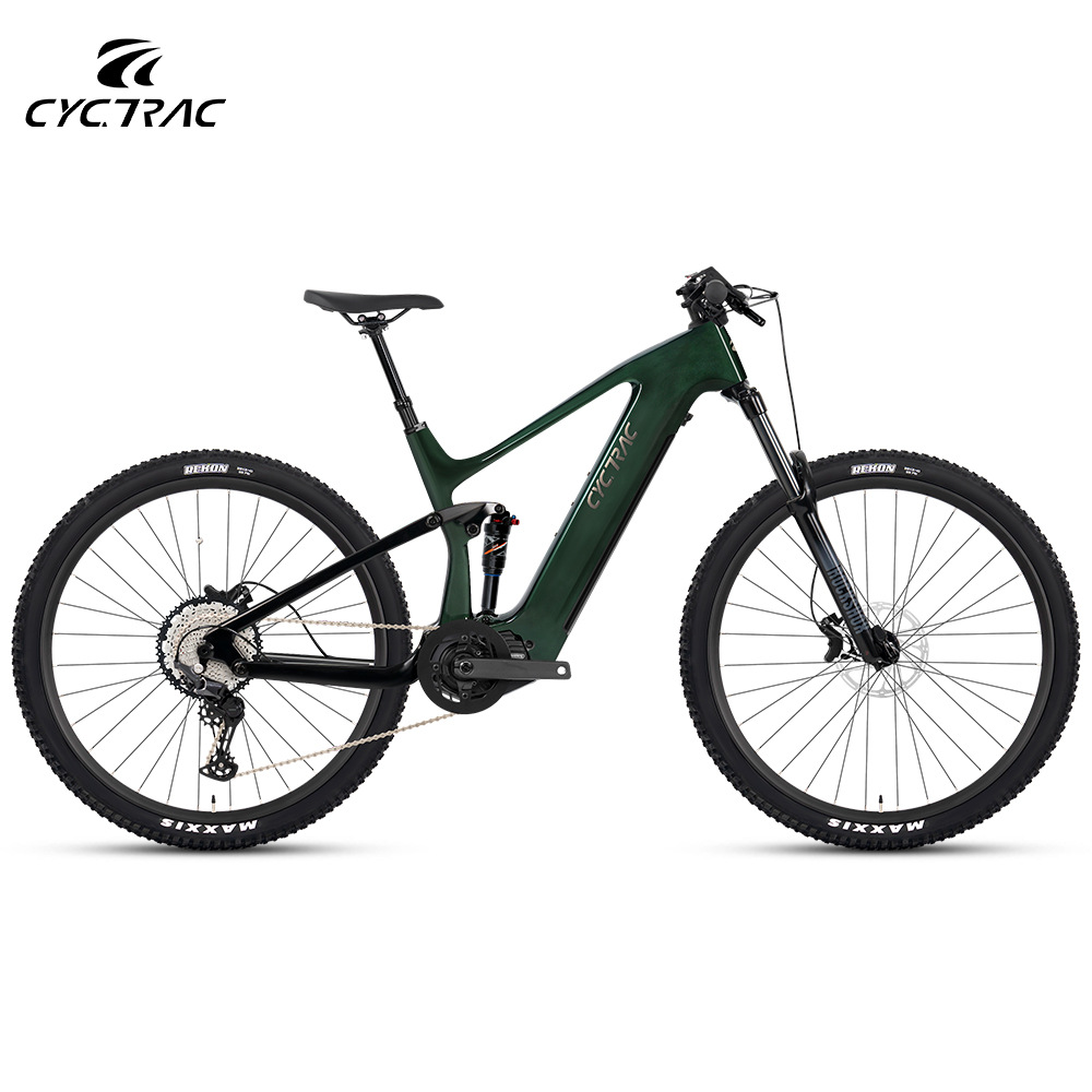 EM10 asistido eléctrico bicicleta de montaña marco de fibra de carbono de cola suave M510 motor central de ocho direcciones a prueba de choques de carretera image 8