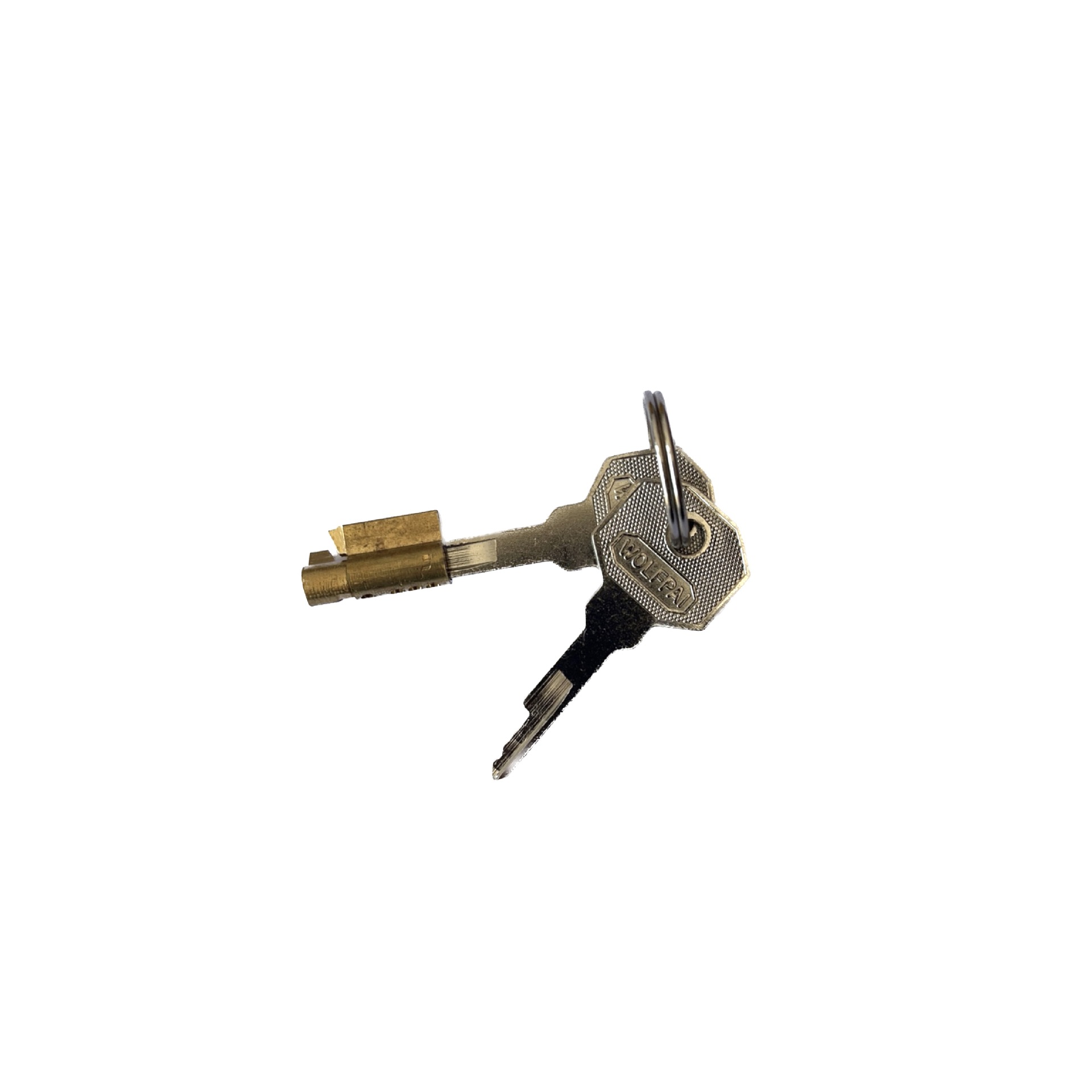 Manufacturer Wholesale Car Power Switch Lock Core, Special-Shaped Lock with Universal Opening, Single-Opening Copper Lock Core