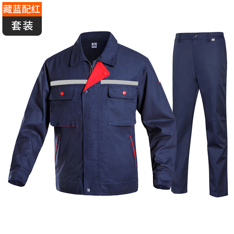 Trajes de trabajo de manga larga trajes de trabajo para hombres trajes de trabajo de primavera y otoño reflectores de trajes de trabajo de soldadura personalizados