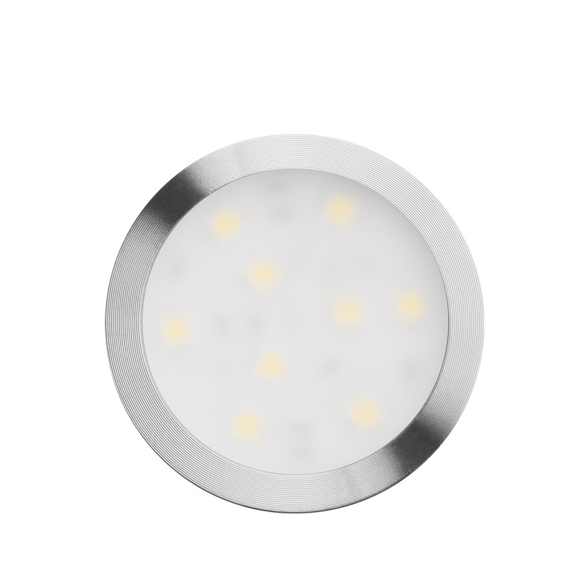 12V接线款射灯薄款家具圆形射灯酒店感应式衣柜灯橱窗展厅LED射灯