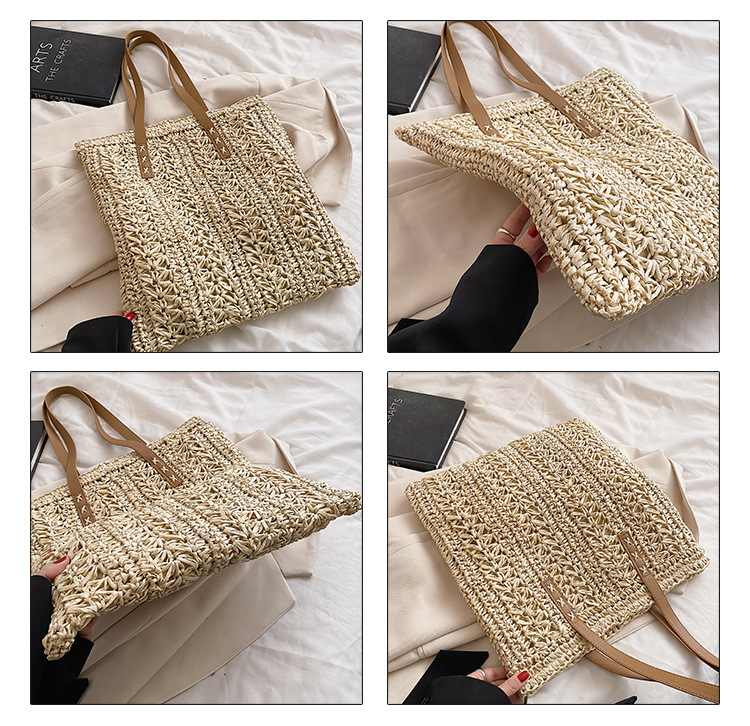 Women's Large Straw Streetwear Straw Bag display picture 1