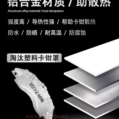 Alloy Brake — Brake caliper cover