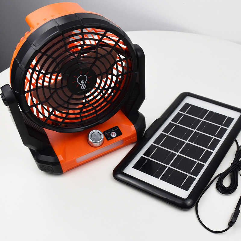 Handheld universal travel small air fan for traveling solar-powered…