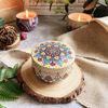 Tin box, candle handmade, aromatherapy