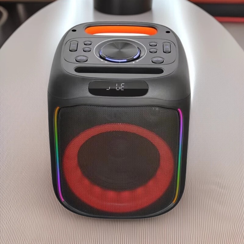 Jbi Customized 6.5inch Outdoor Bluetooth Rgb Speaker with Microphone High Power 40W Solid Wood Bluetooth Speaker