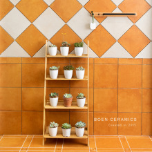 美式复古哑光绿色仿古砖300X300卫生间浴室厨房墙砖餐厅防滑地砖