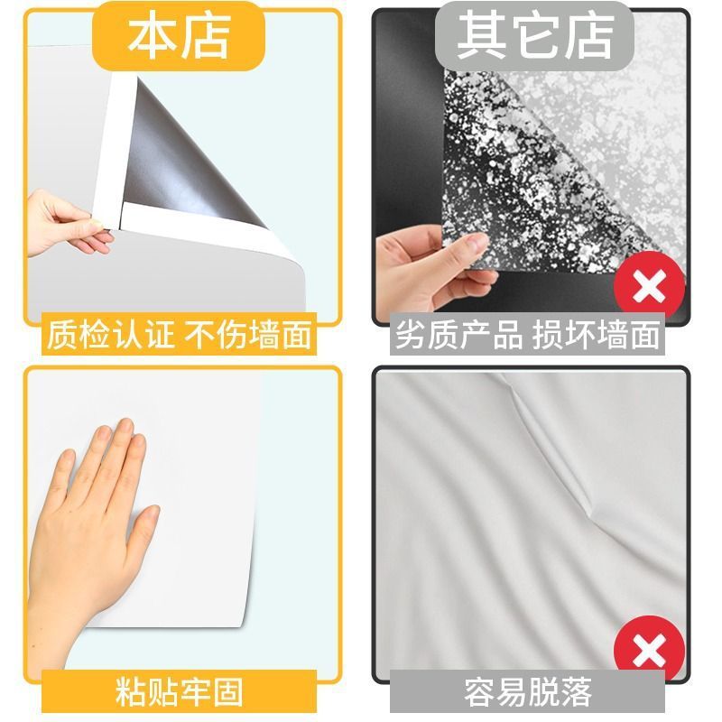 ホワイトボードライティングボード磁気オフィス壁子供の教育製図ボード取り外し可能な磁気壁掛け家庭用小さな黒板|undefined