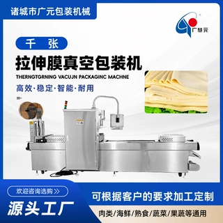 寿司萝卜条PLC 智能控制真空包装机 条形豆腐干拉伸膜真空包装机