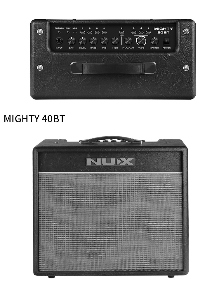NUX纽克斯电吉他音箱带效果Mighty 40BT专业便携数字失真蓝牙音响详情20