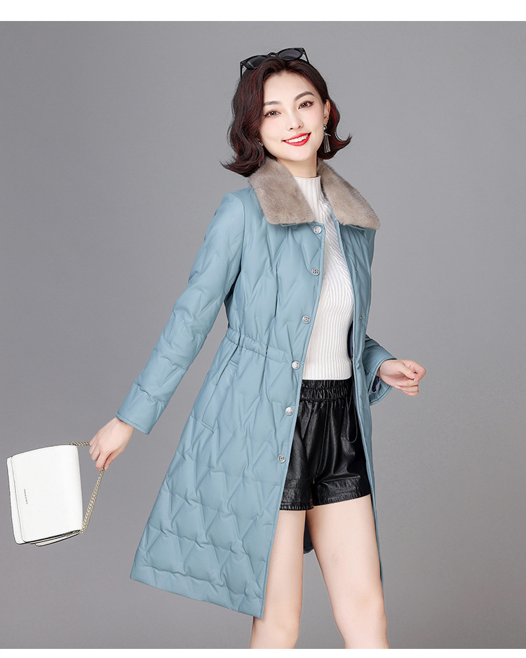 D3669 4860K ÁO DA NỮ HEFTDTH DÁNG ÔM BODY GỢI CẢM SEXY MÙA XUÂN THU ĐÔNG TRUNG NIÊN THỜI TRANG NỮ DA BÒ G06 SẢN PHẨM MỚI