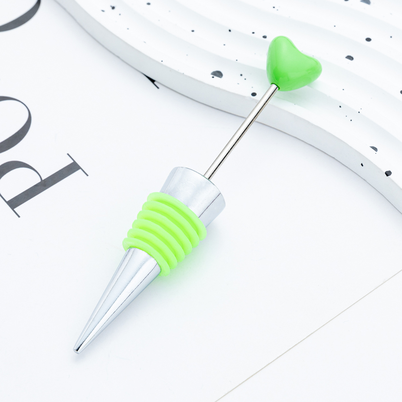 Nuevo DiDi Cuadrado amor tapón de vino cónico tapón de silicona tapón de vino de boda tapón de champán tapón de vino