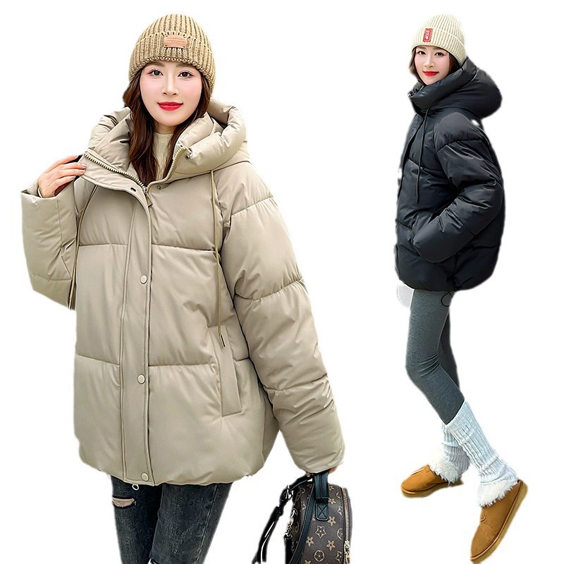 Winter short hoody, down jacket with down, Korean style, European style, increased thickness