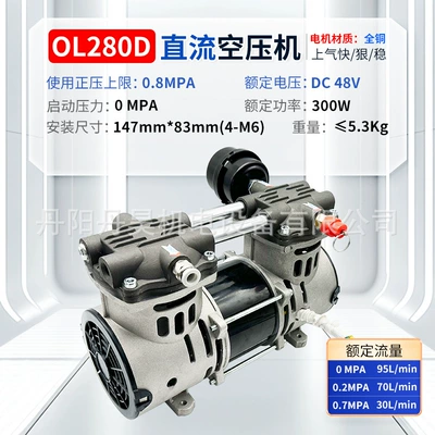 Hava kompressorları Flow Compressor Optional 12V24V48V - ol280d-48v-air-compressor