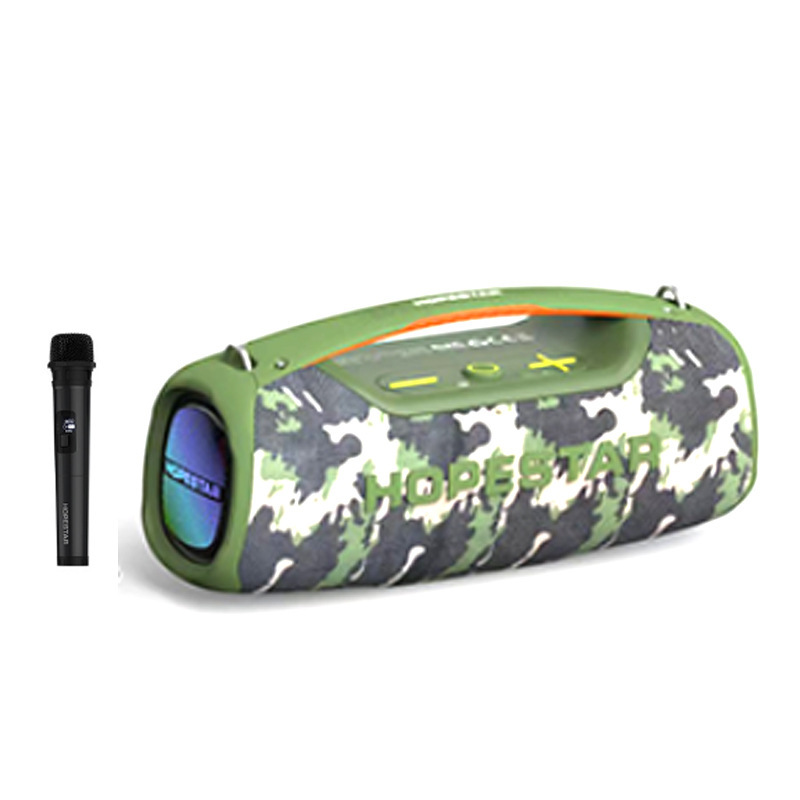 HOPESTAR-A60ワイヤレスbluetoothスピーカーの大出力100W大音量屋外携帯防水ストラップ携帯|undefined