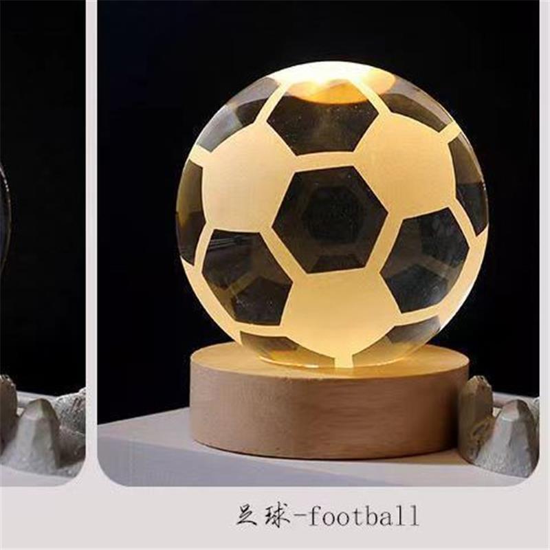 Cielo estrellado luminoso bola de cristal decoración Sol Galaxy Regalo de Cumpleaños luz de la noche regalo del Día de San Valentín de Navidad