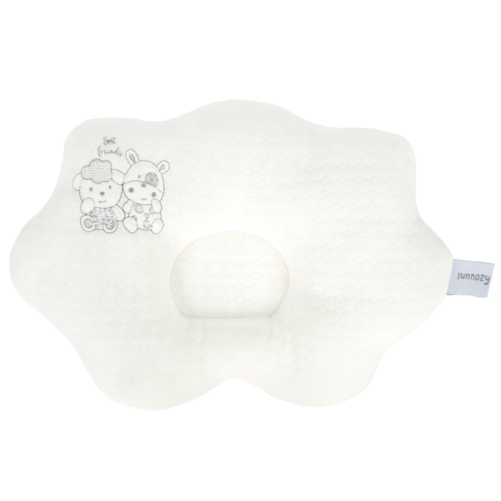 Corrección infantil anti-migraña almohada de forma, bebé calmar animales bordados almohada de lactancia, almohada recién nacida transfronteriza