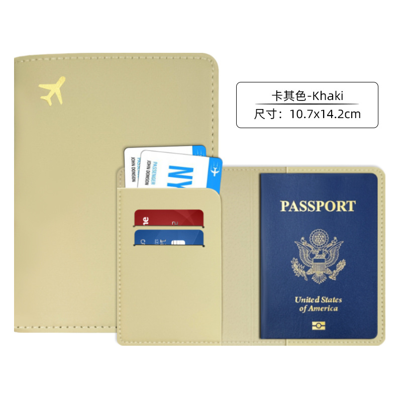 Pu cuero transfronterizo paquete de documentos de borde de aceite pasaporte de viaje al extranjero este paquete de pasaporte de cubierta de la carpeta de pasaporte fabricante de pasaporte