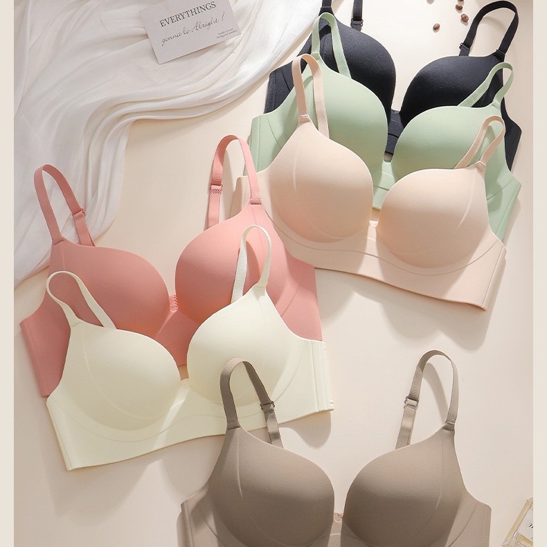 Venta directa de fábrica comercio electrónico transfronterizo Sudeste de Asia Vietnam Tailandia damas sin costuras sujetador de recogida lateral cómodo