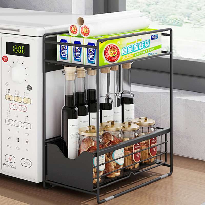 鉄製マグネット式冷蔵庫ラック多機能マグネット式洗濯機冷蔵庫収納棚多層引き出し式棚