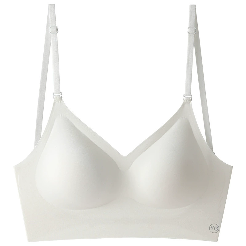 Wireless bra, non-slip silk breathable push up bra, beautiful back, lifting effect