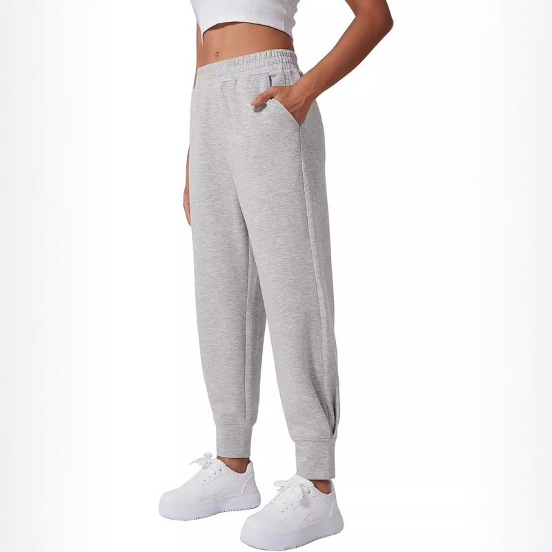 2026 Amazon Hot-Selling Women's High-Waisted Sports Jogger Pants with Belt, Two-Piece Casual Pants Set
